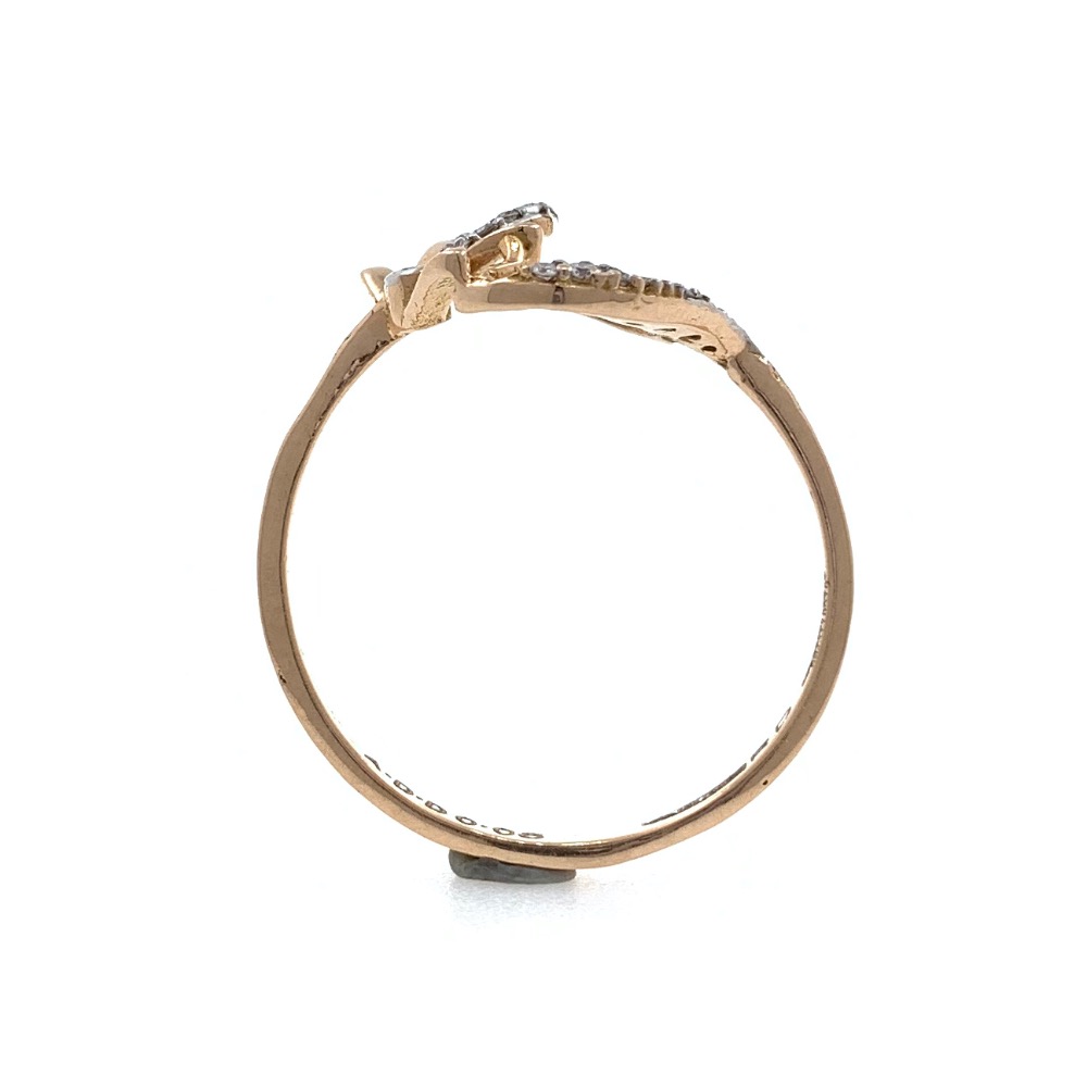 18kt / 750 rose gold Diamond Ring for Ladies 9LR212
