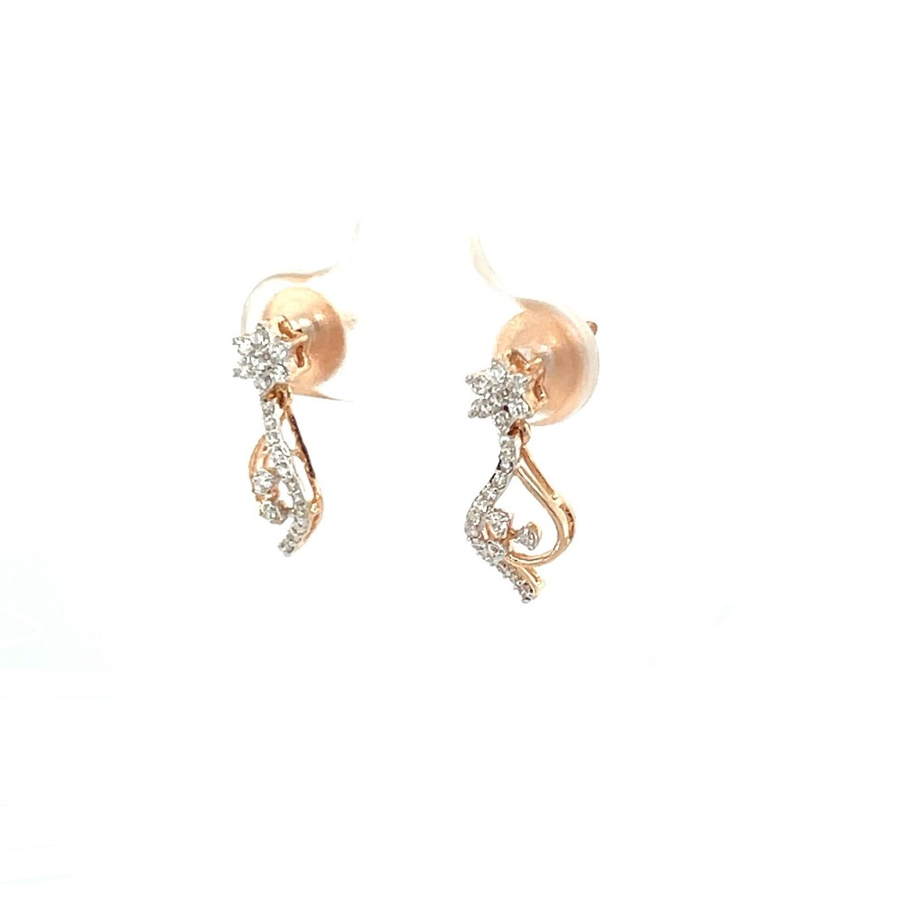Certified Diamond Stud Earrings Top VVS Grade EF Colour