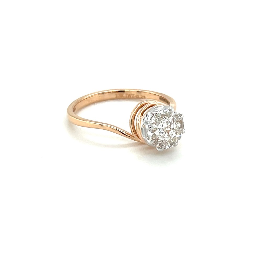 Sparkling Solitaire Diamond Engagement Ring in Eva Cut